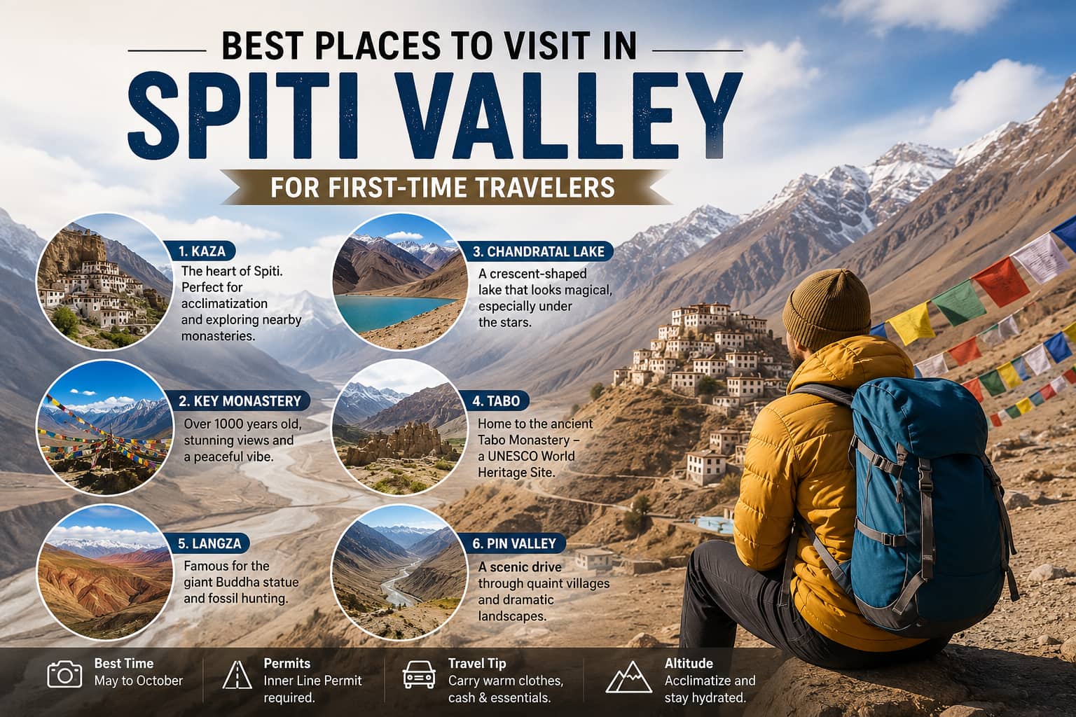 Best Places to Visit in Spiti Valley for First-Time Travelers