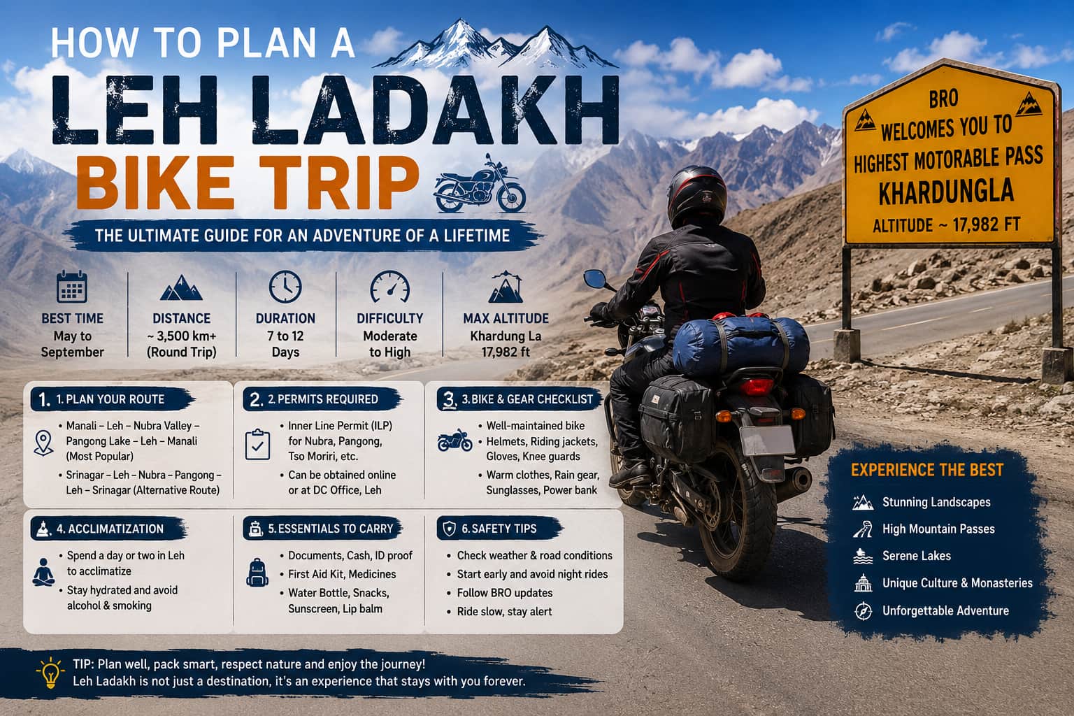 How to Plan a Leh Ladakh Bike Trip