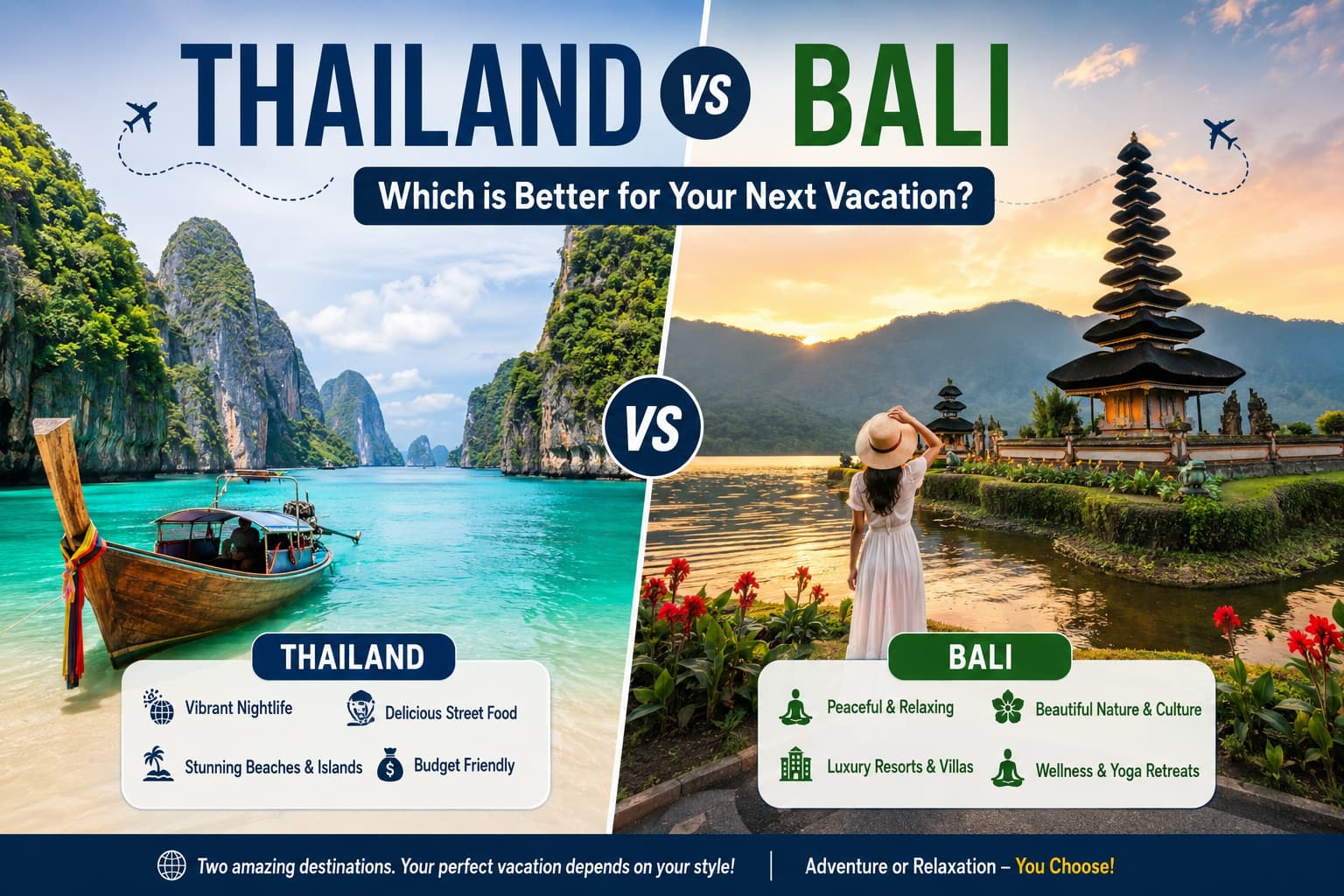Thailand vs Bali: Which is Better for Your Next Vacation?