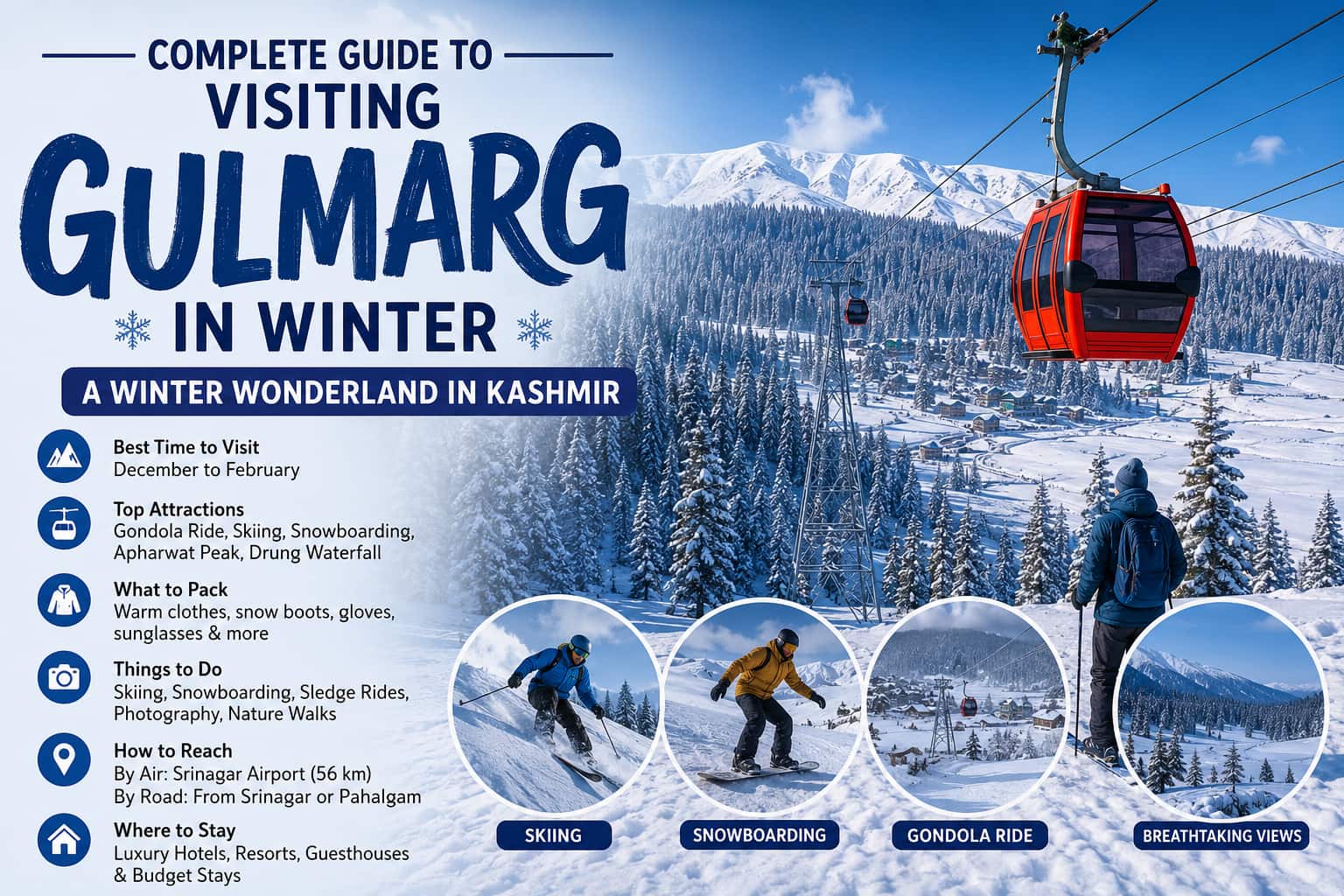 Complete Guide to Visiting Gulmarg in Winter