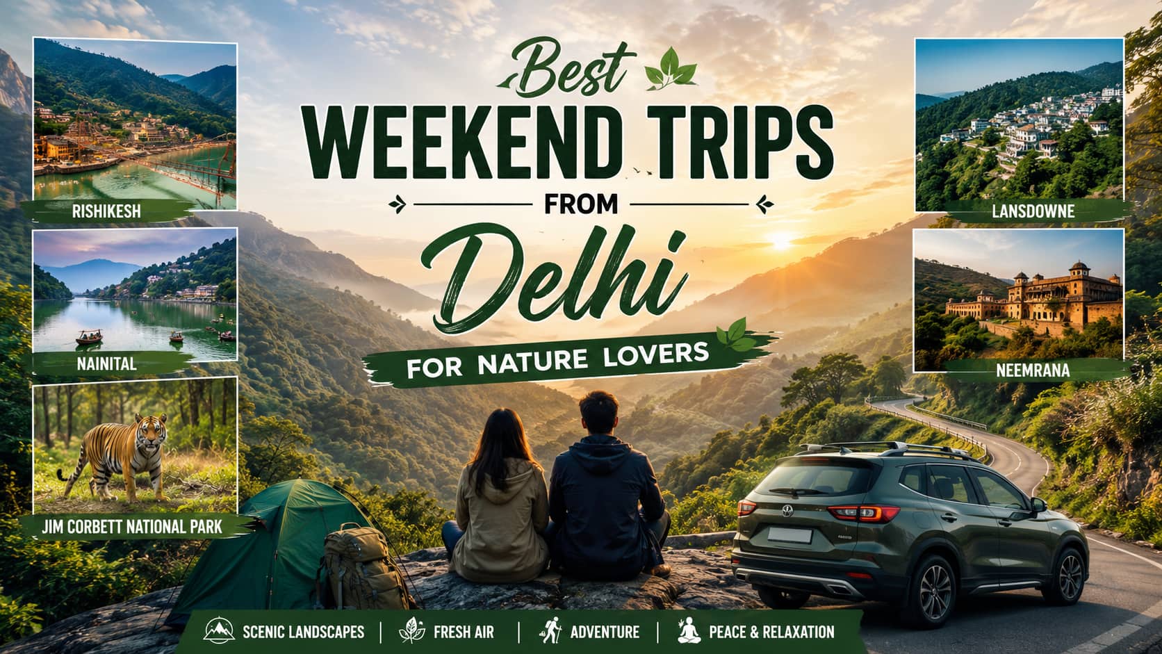 Best Weekend Trips from Delhi for Nature Lovers